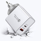 Ładowarka sieciowa MT008 , USB typ C uniwersalna 6000 mA 12 V