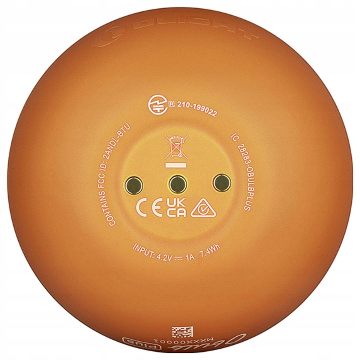 Lampa Olight Obulb Plus pomarańczowa 300lm 49 godzin