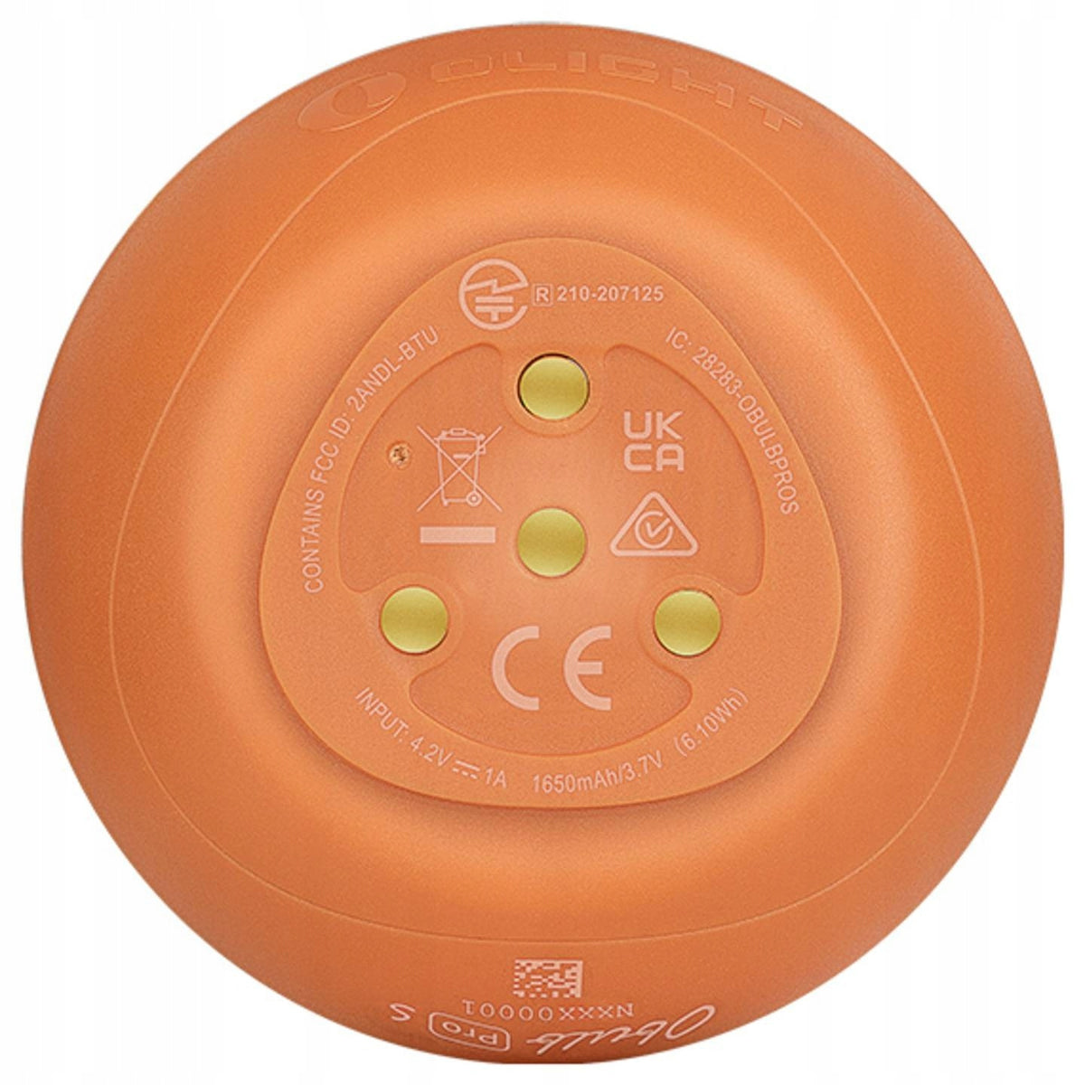 Lampa Olight Obulb pro S pomarańczowa 240lm 156 godzin 1650mAh