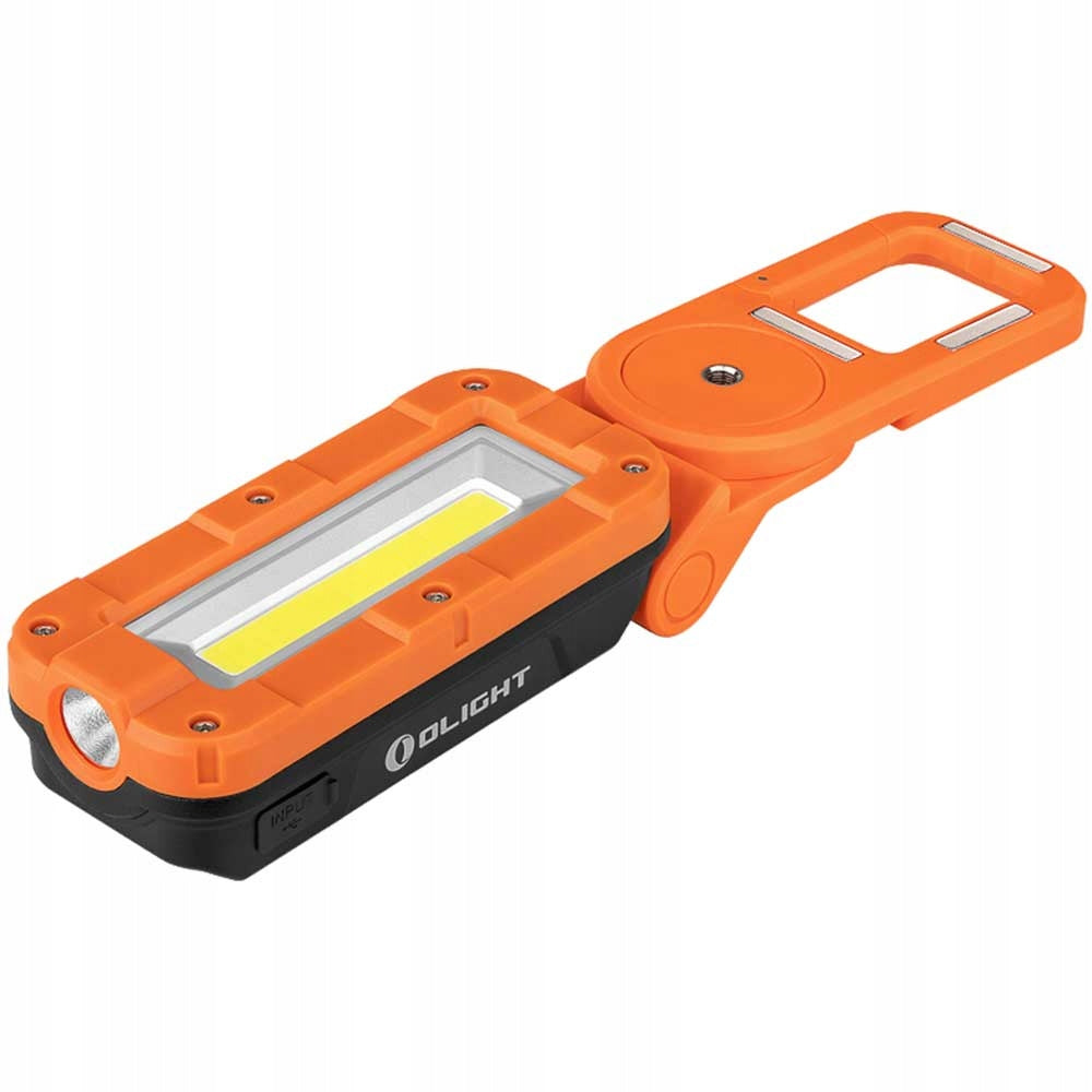 Lampa Olight Swivel Pro Orange - 1100 lumenów do samochodu / majsterkowania