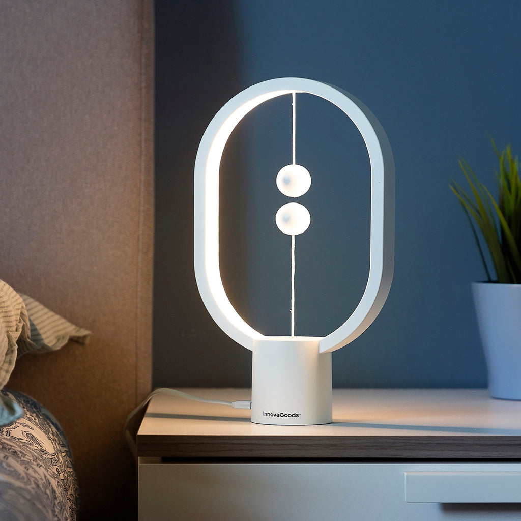 Lampa stołowa InnovaGoods Magilum biały 3 W