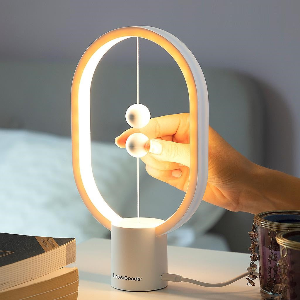 Lampa stołowa InnovaGoods Magilum biały 3 W