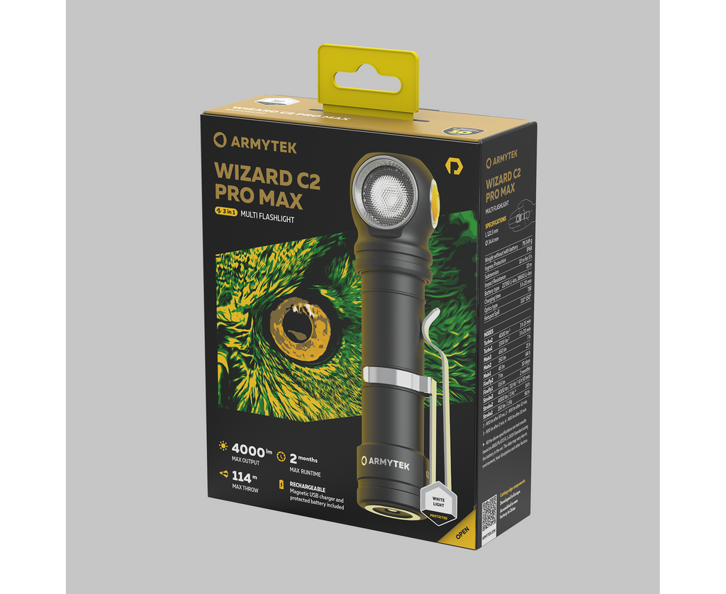 Latarka Armytek Wizard C2 Pro Max pcb White