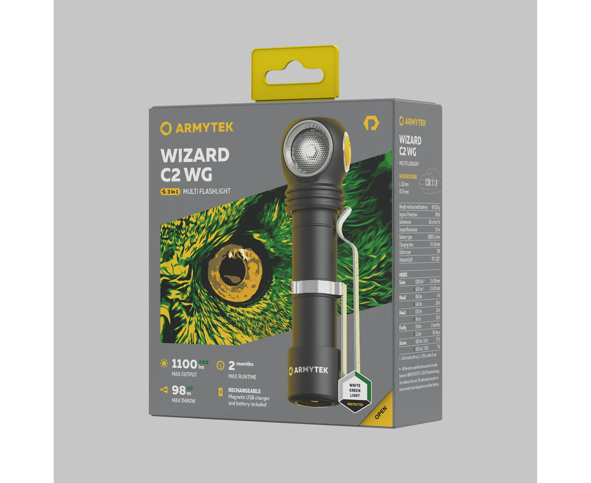 Latarka Armytek Wizard C2 wg pcb White