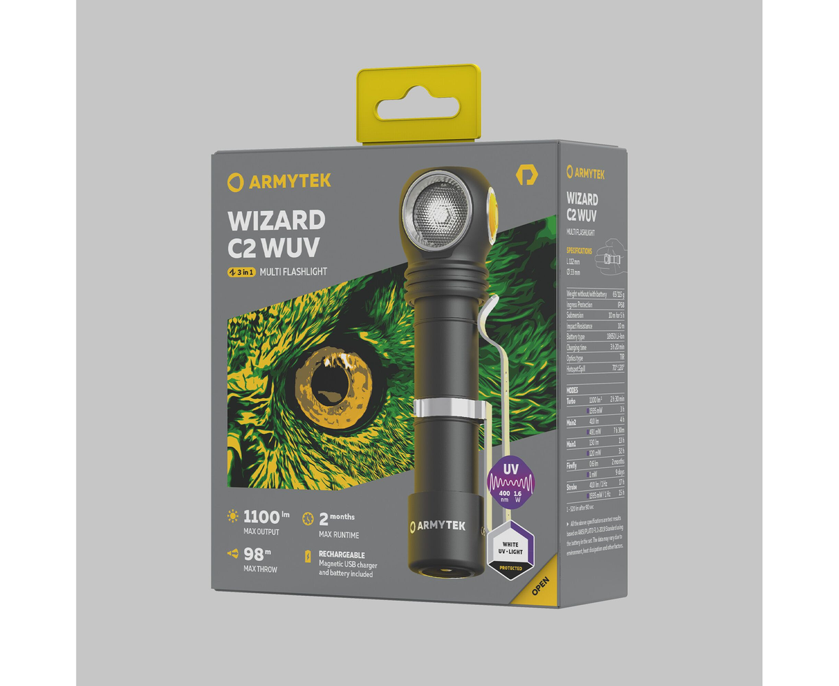 Latarka Armytek Wizard C2 wuv pcb White