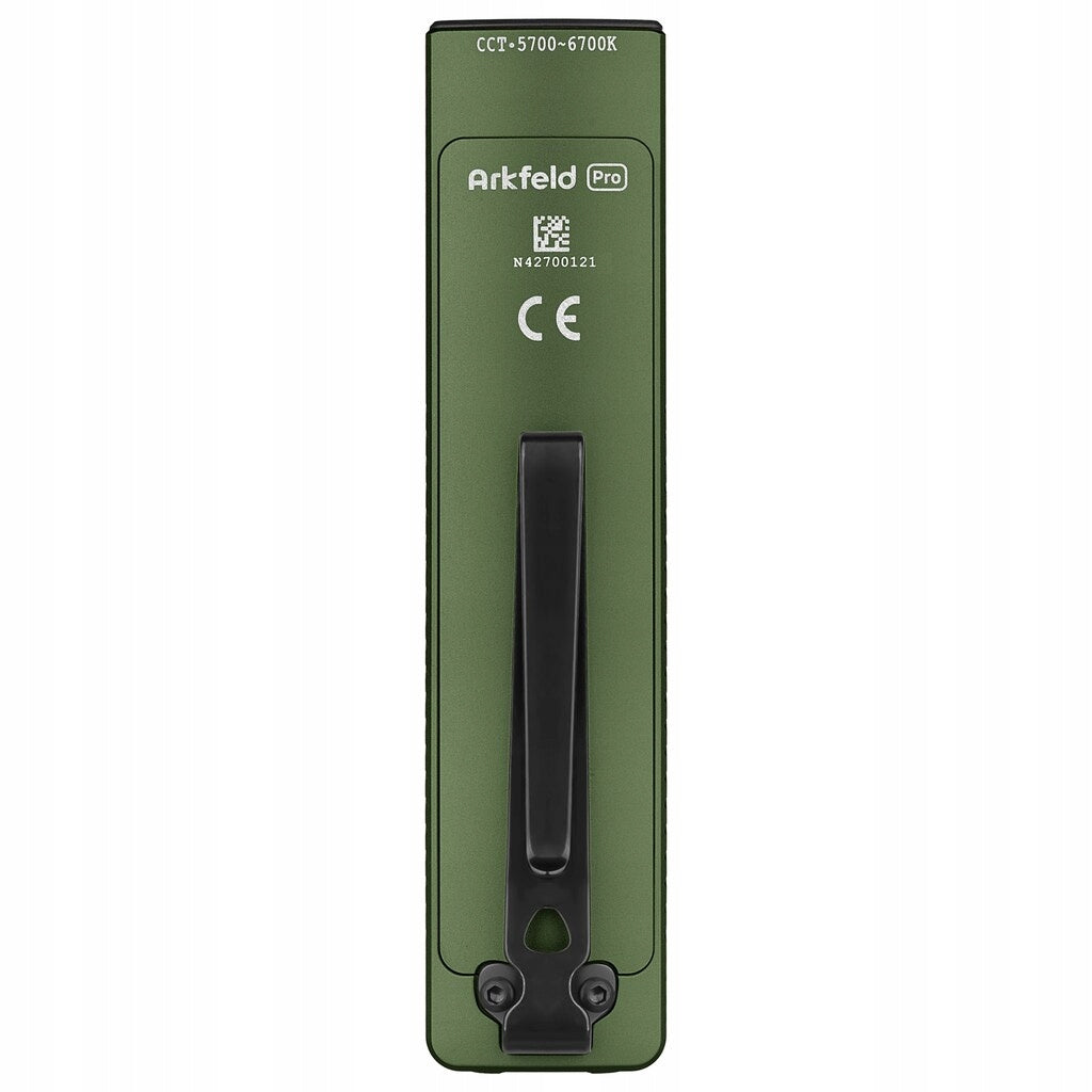 Latarka LED Olight Arkfeld Pro Class 1 od zielona cw 1300lm 102m 11 dni