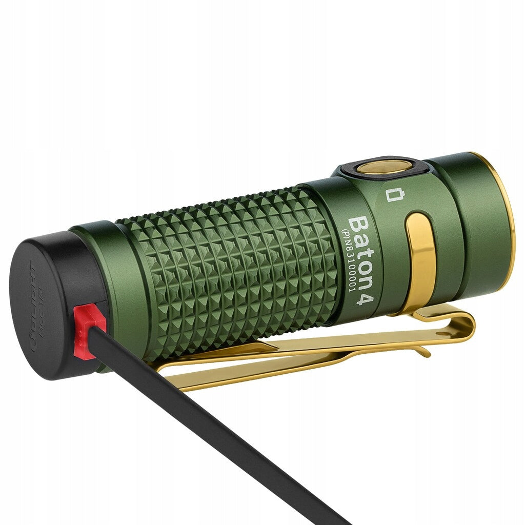 Latarka LED z ładowarką Olight Baton 4 Premium Edition 1300lm 170m 190dni