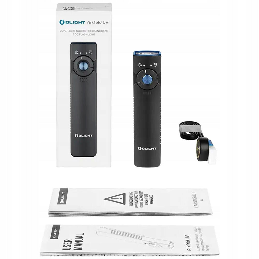 Latarka Olight Arkfeld UV nw 1000lm 85m 8 dni neutral white