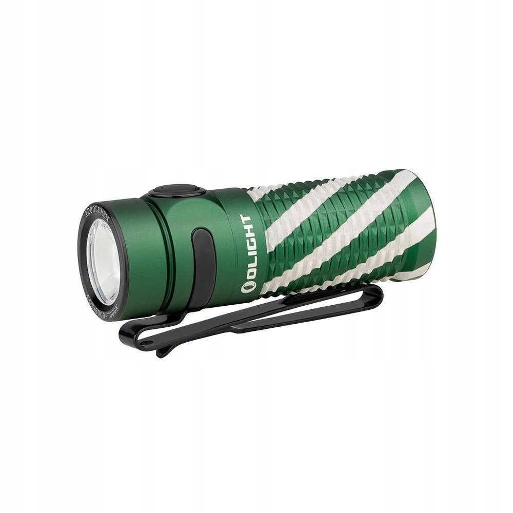 Latarka Olight Baton 3 ciemno zielona Limited christmas 1200lm 166m 20 dni