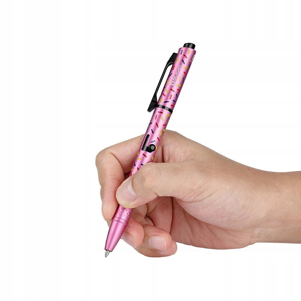 Latarka Olight Open Glow różowa 120lm 14m 6 min długopis świecący