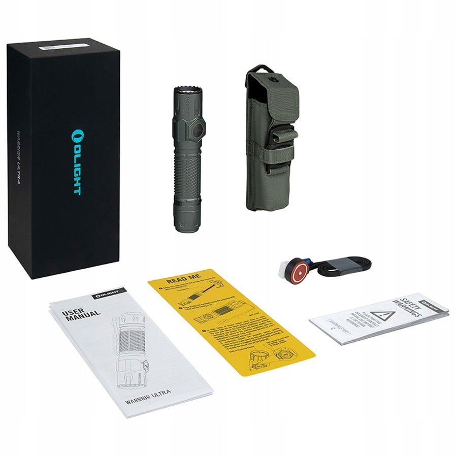 Latarka Olight Warrior Ultra szara 2500lm 320m 55 dni