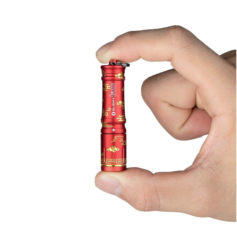 Latarka Olight i3E eos czerwona Auspicious Clouds 90lm 44m 170 min