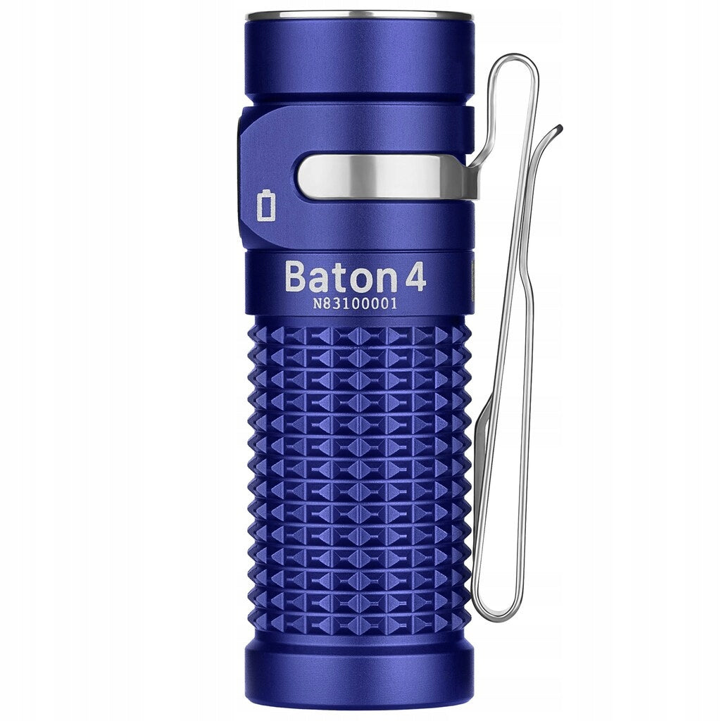 Latarka akumulatorowa Olight Baton 4 Regal Blue - 1300 lumenów