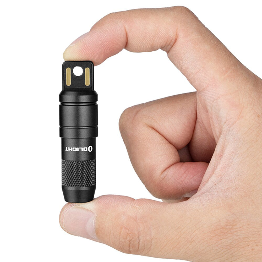 Latarka akumulatorowa miniaturowa brelok do kluczy EDC Olight iMini 2 Black