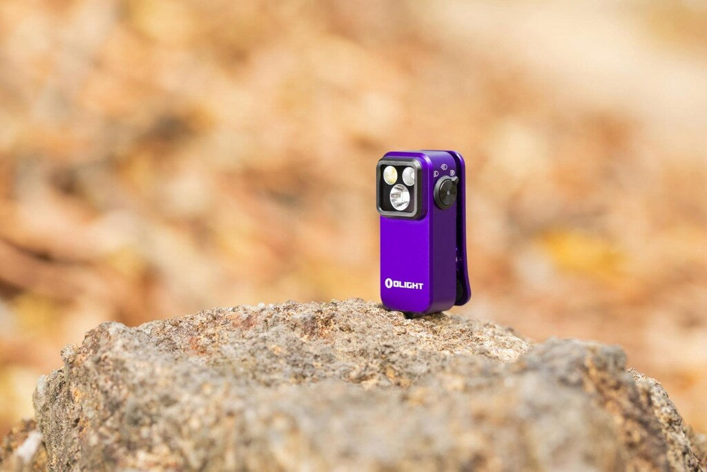Latarka akumulatorowa wielofunkcyjna EDC Olight Oclip Pro Purple - 500 lm