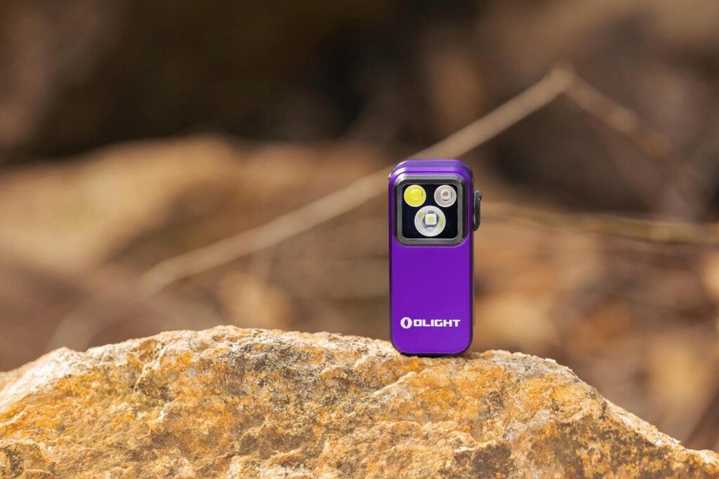 Latarka akumulatorowa wielofunkcyjna EDC Olight Oclip Pro Purple - 500 lm