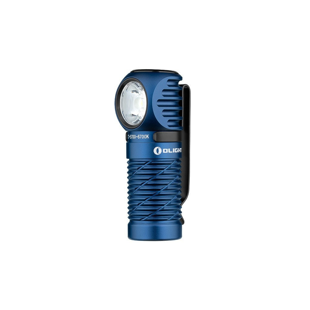 Latarka czołowa LED Olight Perun 3 Mini Premium niebieska 1250lm 160m 20dni - zestaw