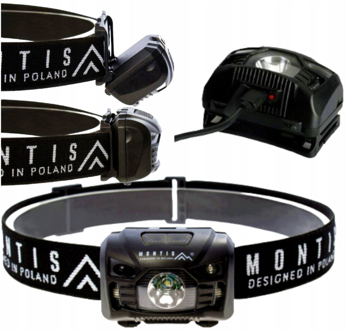 Latarka czołowa Montis 100 lm LED
