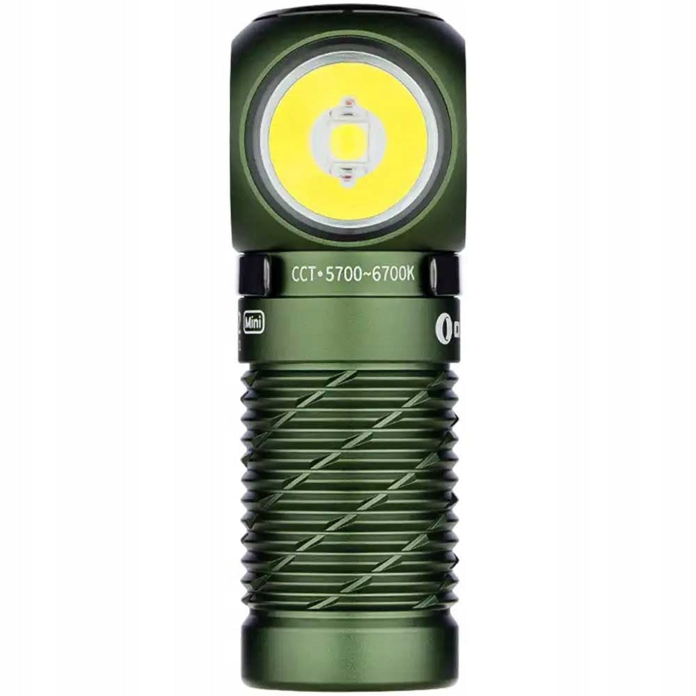 Latarka czołowa Olight Perun 2 Mini zielona cw 1100lm 150m 10 dni