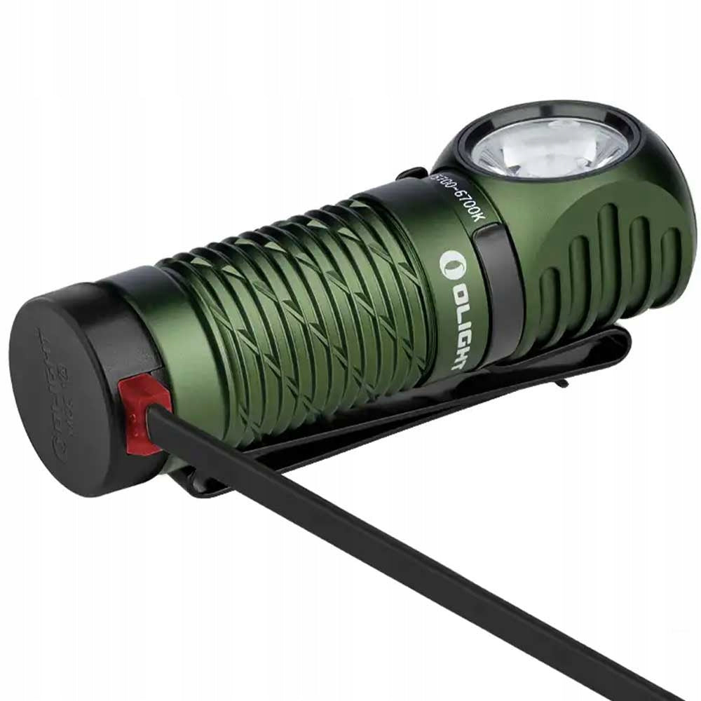 Latarka czołowa Olight Perun 2 Mini zielona cw 1100lm 150m 10 dni