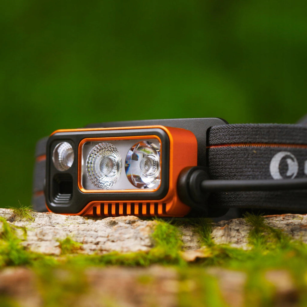 Latarka czołowa czołówka Olight Array 2 Pro Orange - 1500 lumenów