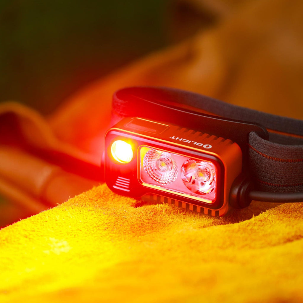 Latarka czołowa czołówka Olight Array 2 Pro Orange - 1500 lumenów