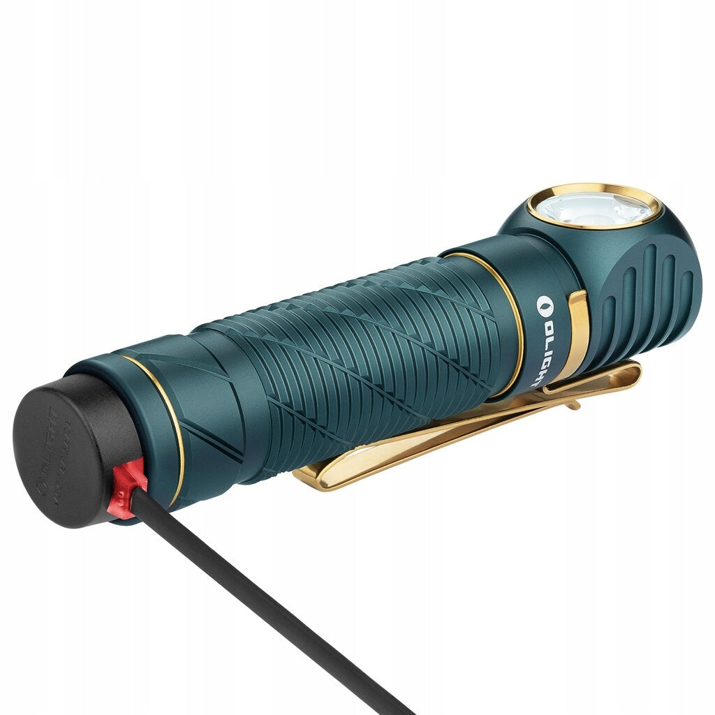 Latarka czołowa i kątowa EDC Olight Perun 2 Dream Blue z opaską - 2500 lm