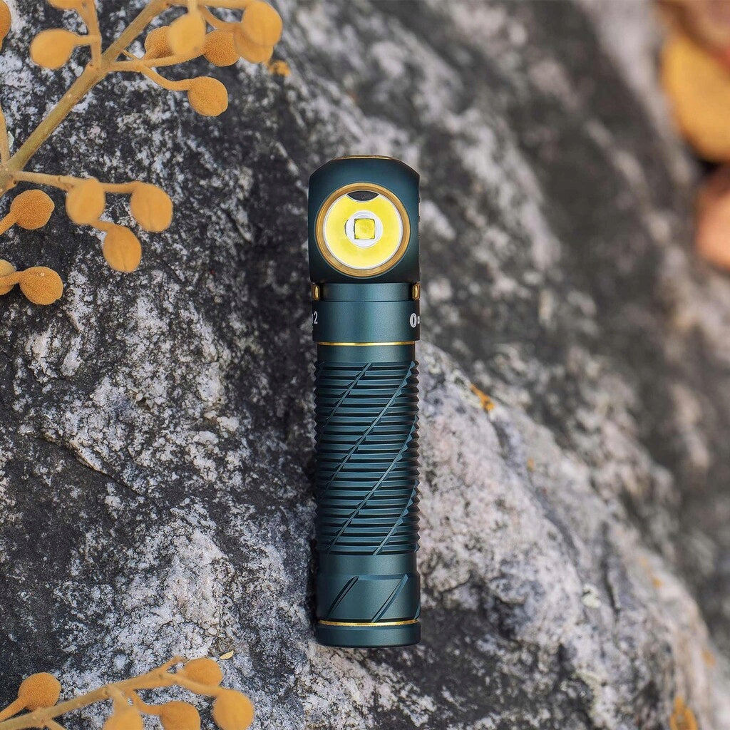 Latarka czołowa i kątowa EDC Olight Perun 2 Dream Blue z opaską - 2500 lm