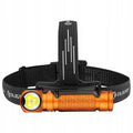 Latarka czołowa i kątowa EDC Olight Perun 3 Orange z opaską - 3000 lumenów