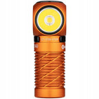 Latarka czołowa i kątowa Olight Perun 2 Mini Kit Orange z opaską - 1100 lm