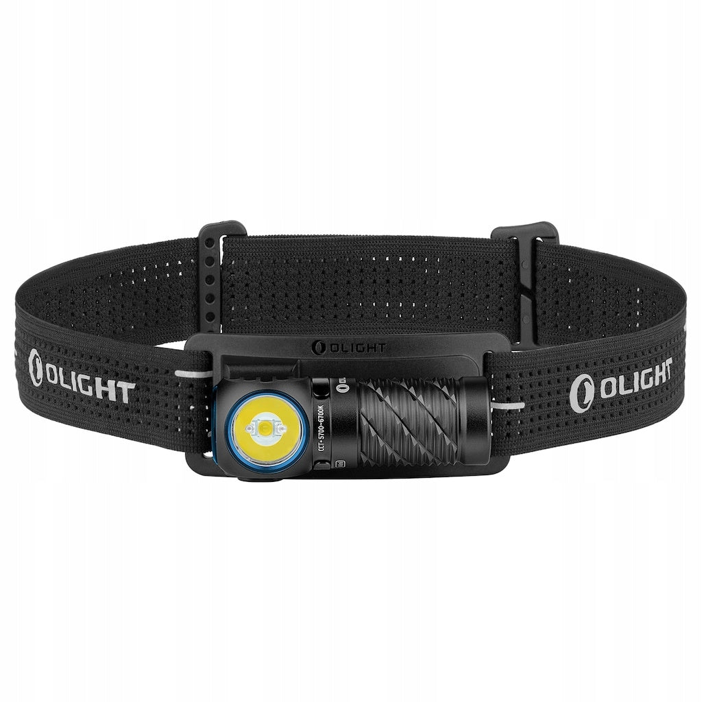 Latarka czołowa i kątowa Olight Perun 3 Mini Premium Black z opaską 1250 lm