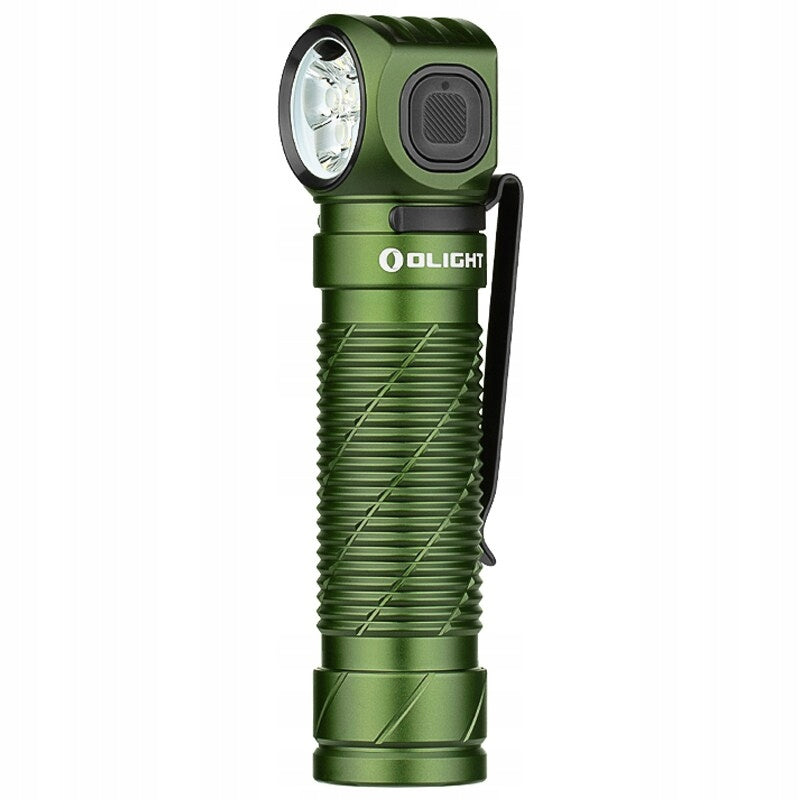 Latarka czołowa i kątowa Olight Perun 3 od Green z opaską - 3000 lumenów