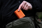 Latarka czołowa kątowa Olight Perun 3 Mini Premium Orange z opaską 1250 lm