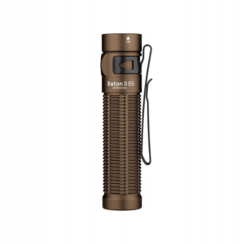 Latarka klasyczna LED Olight Baton 3 Pro piaskowy cw 1500lm 175m 120 dni