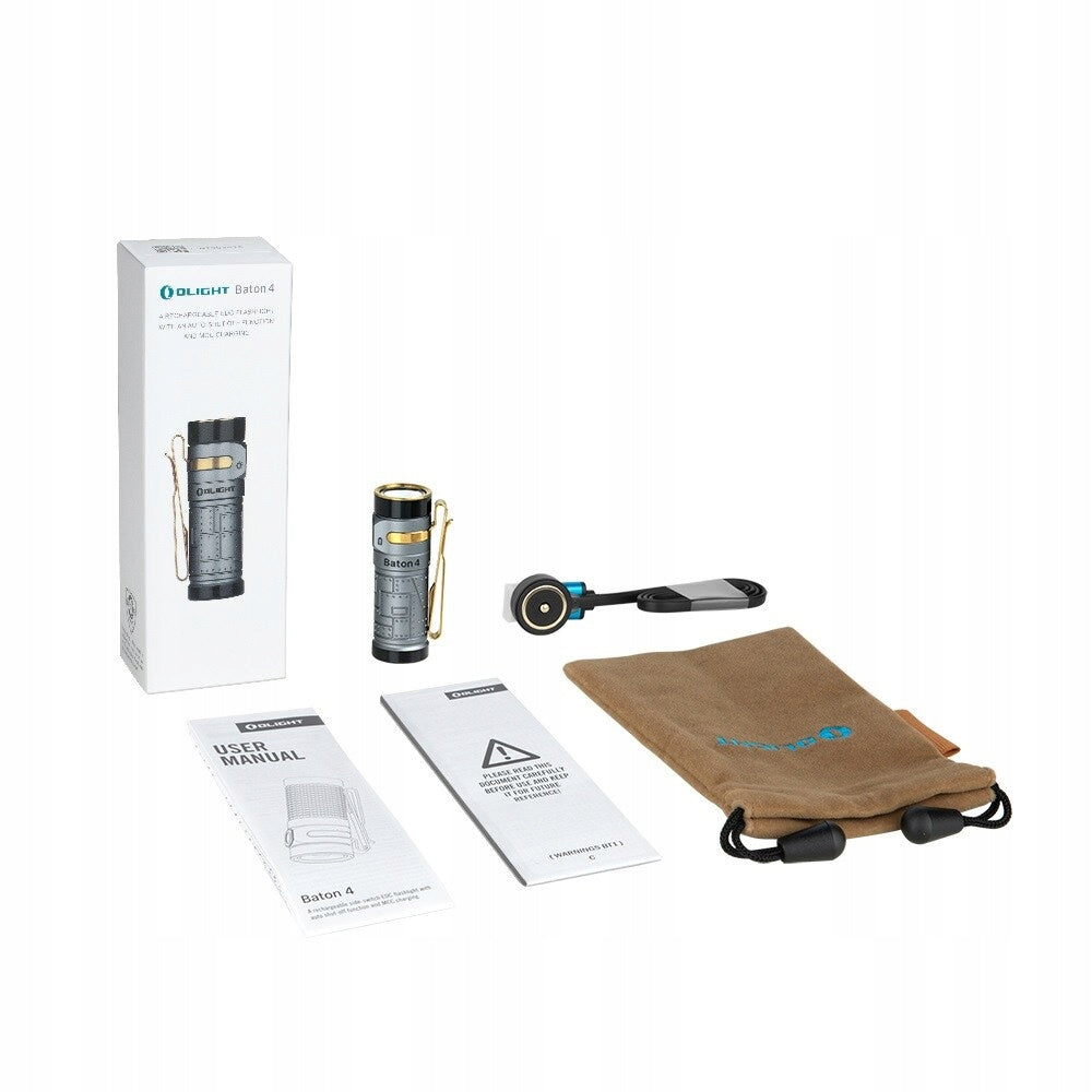 Latarka klasyczna LED Olight Baton 4 Fighter Pilot 1300lm 170m 30 dni