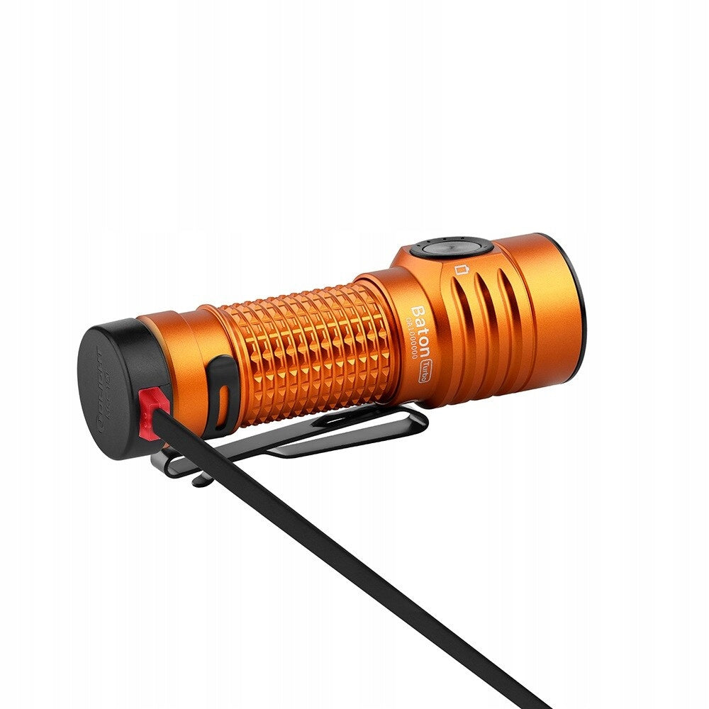 Latarka klasyczna LED Olight Baton Turbo pomarańczowa 1000lm 510m 50 dni