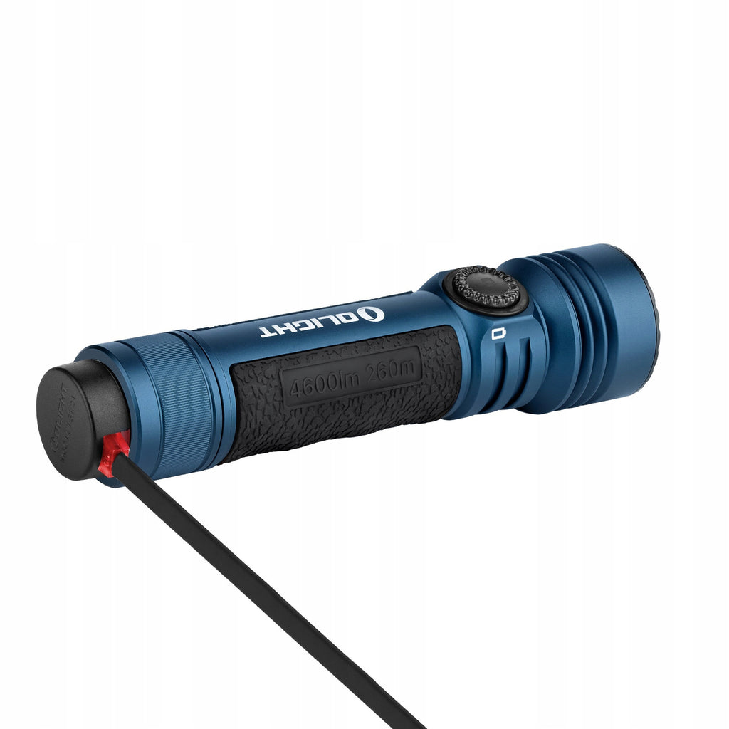 Latarka klasyczna LED Olight Seeker 4 Pro niebieska 4600lm 260m 15 dni