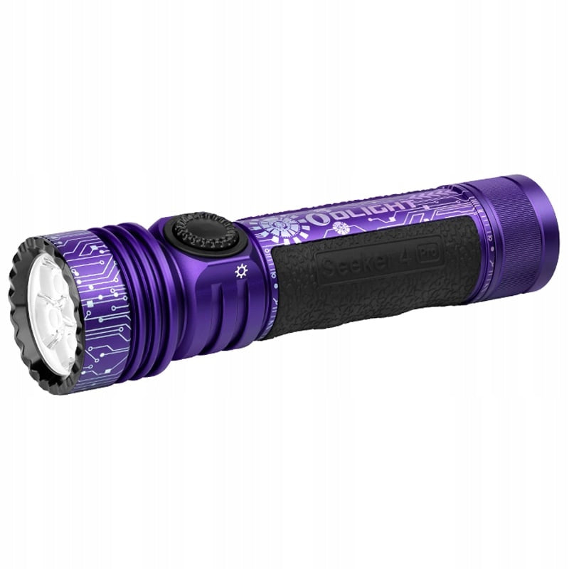 Latarka klasyczna LED Olight Seeker 4 Pro purpurowa 4600lm 260m 15 dni