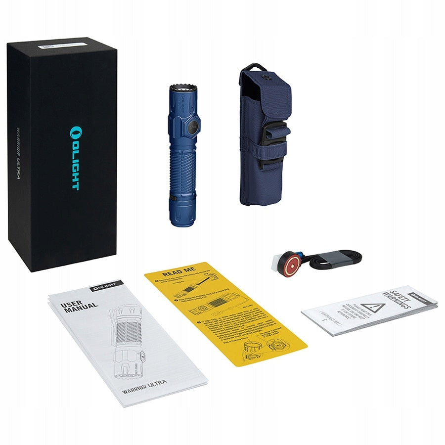 Latarka klasyczna LED Olight Warrior Ultra niebieska 2500lm 320m 55 dni