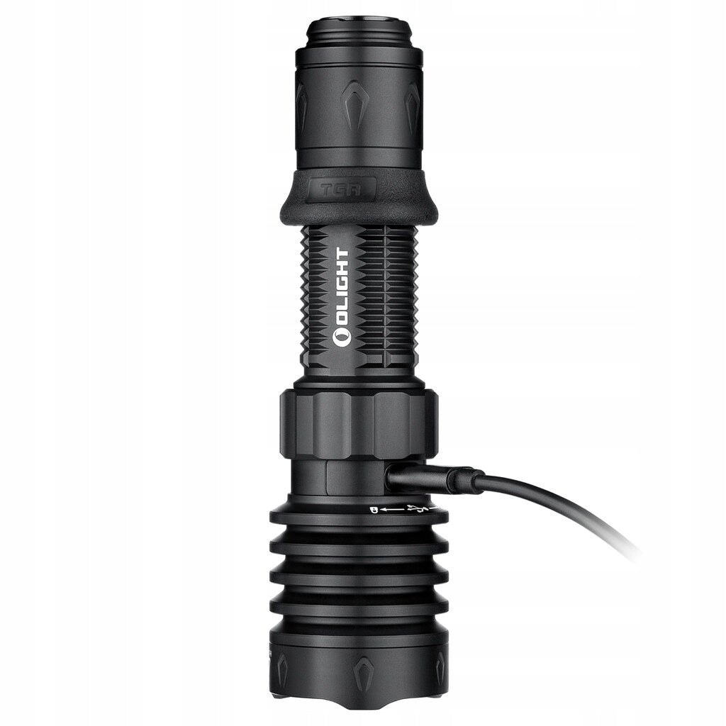 Latarka klasyczna LED Olight Warrior X 4 kit czarna matowa 2600lm 630m + Zestaw