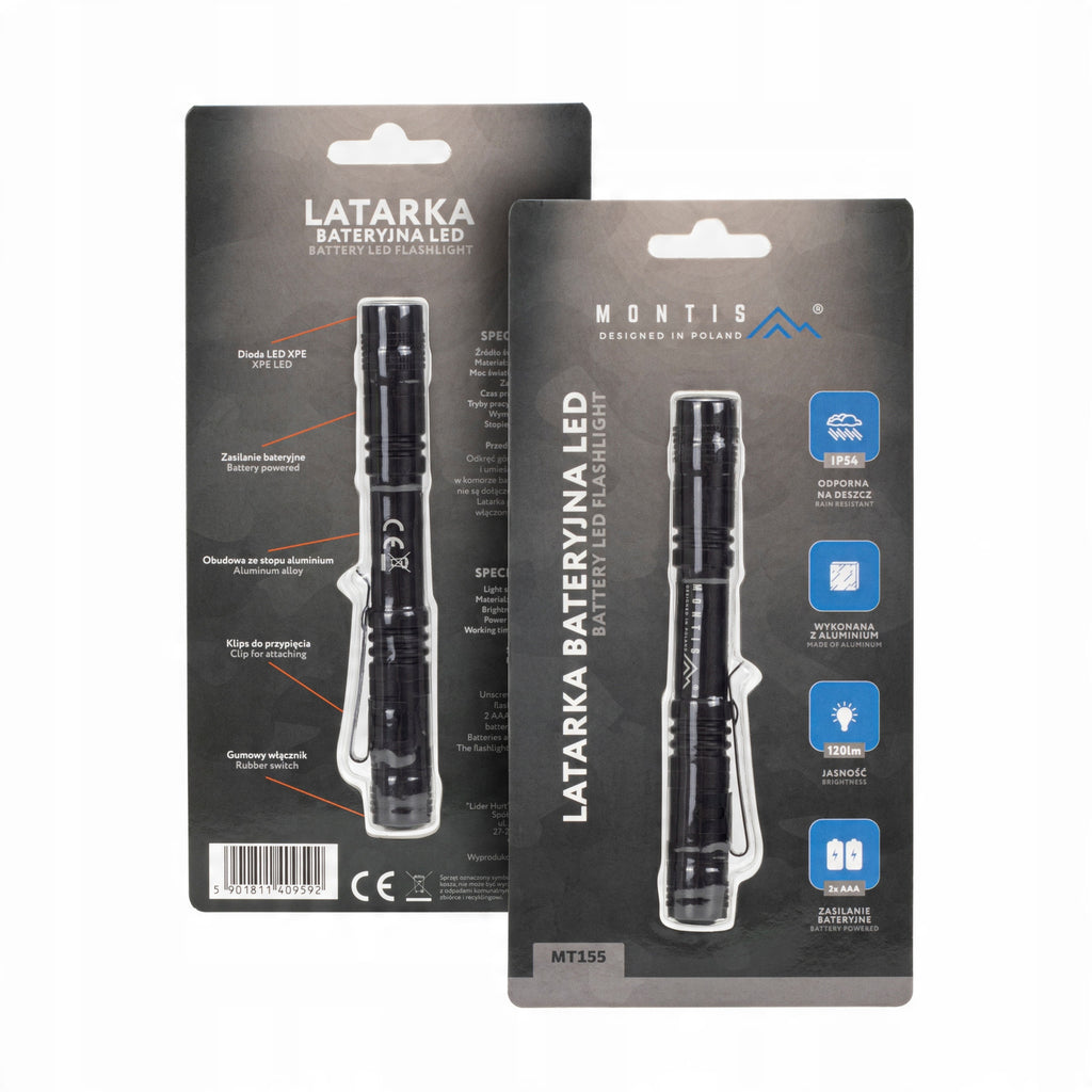 Latarka klasyczna Montis 120 lm LED