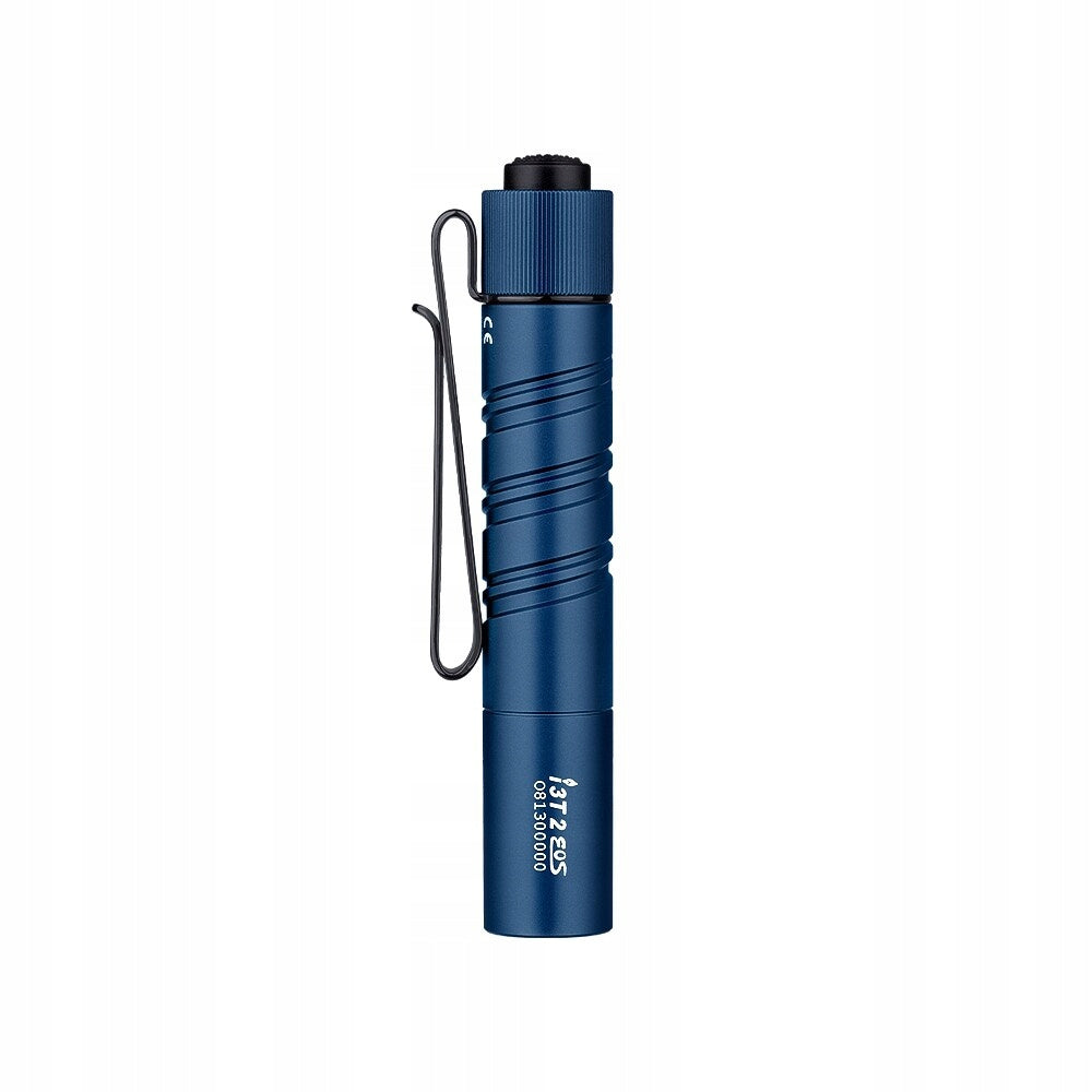 Latarka na baterie miniaturowa EDC Olight I3T 2 eos Midnight Blue 300 lm