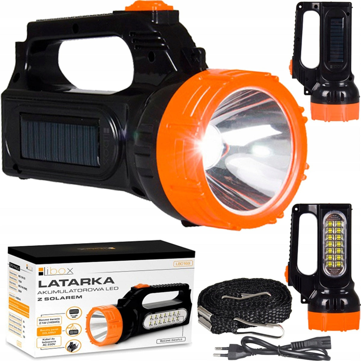 Latarka reflektor i szperacz Libox LB0169 500 lm LED