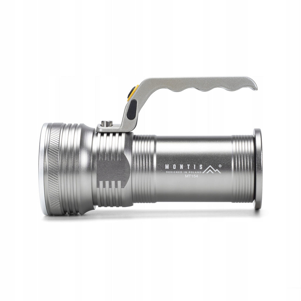 Latarka reflektor i szperacz Montis 200 lm LED 2x akumulator 18650 Li-ion