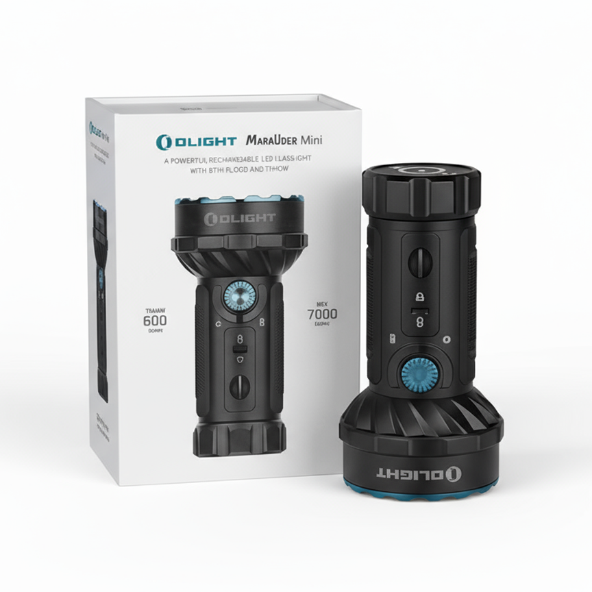 Latarka reflektor i szperacz Olight Marauder mini 7000 lm LED