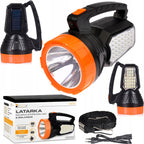 Latarka szperacz akumulatorowa z solarem LB0168 li