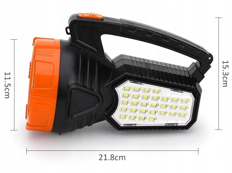 Latarka szperacz akumulatorowa z solarem LB0168 li
