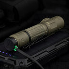 Latarka taktyczna akumulatorowa EDC Olight Warrior Ultra Olive 55dni 2500lm