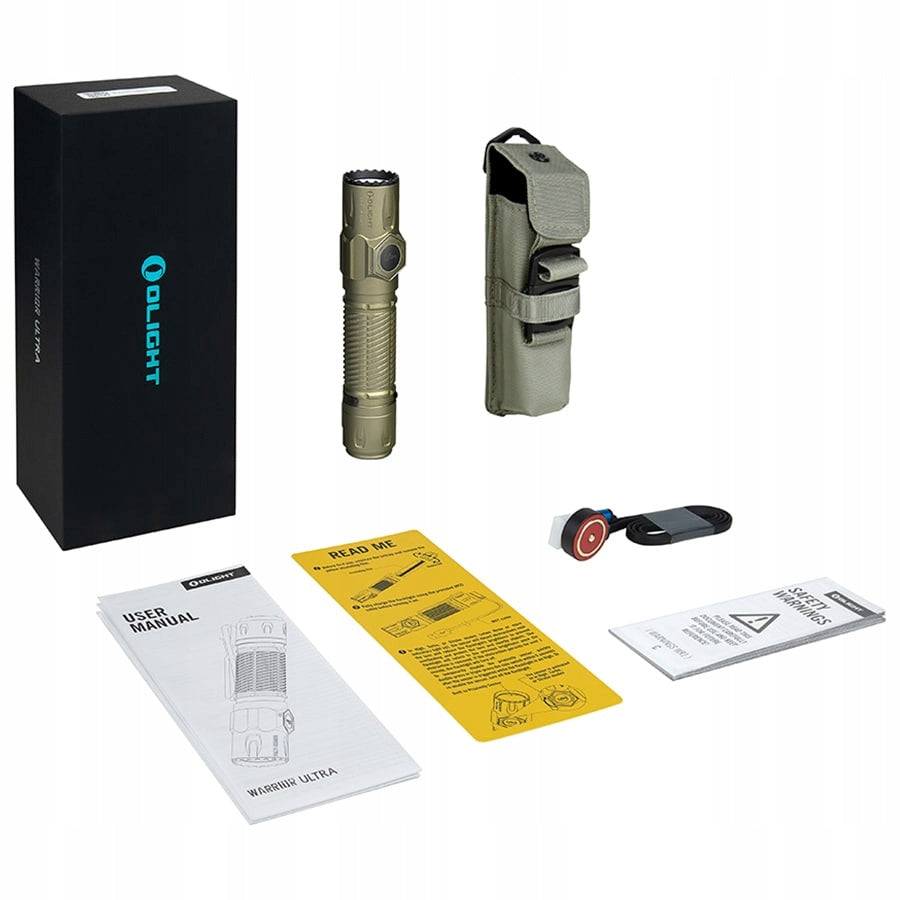Latarka taktyczna akumulatorowa EDC Olight Warrior Ultra Olive 55dni 2500lm