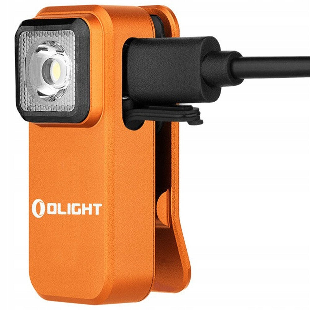 Latarka wielofunkcyjna Olight Oclip pomarańczowa 300 lm LED